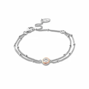Clogau® Celebration Silver Double-Chain Bracelet