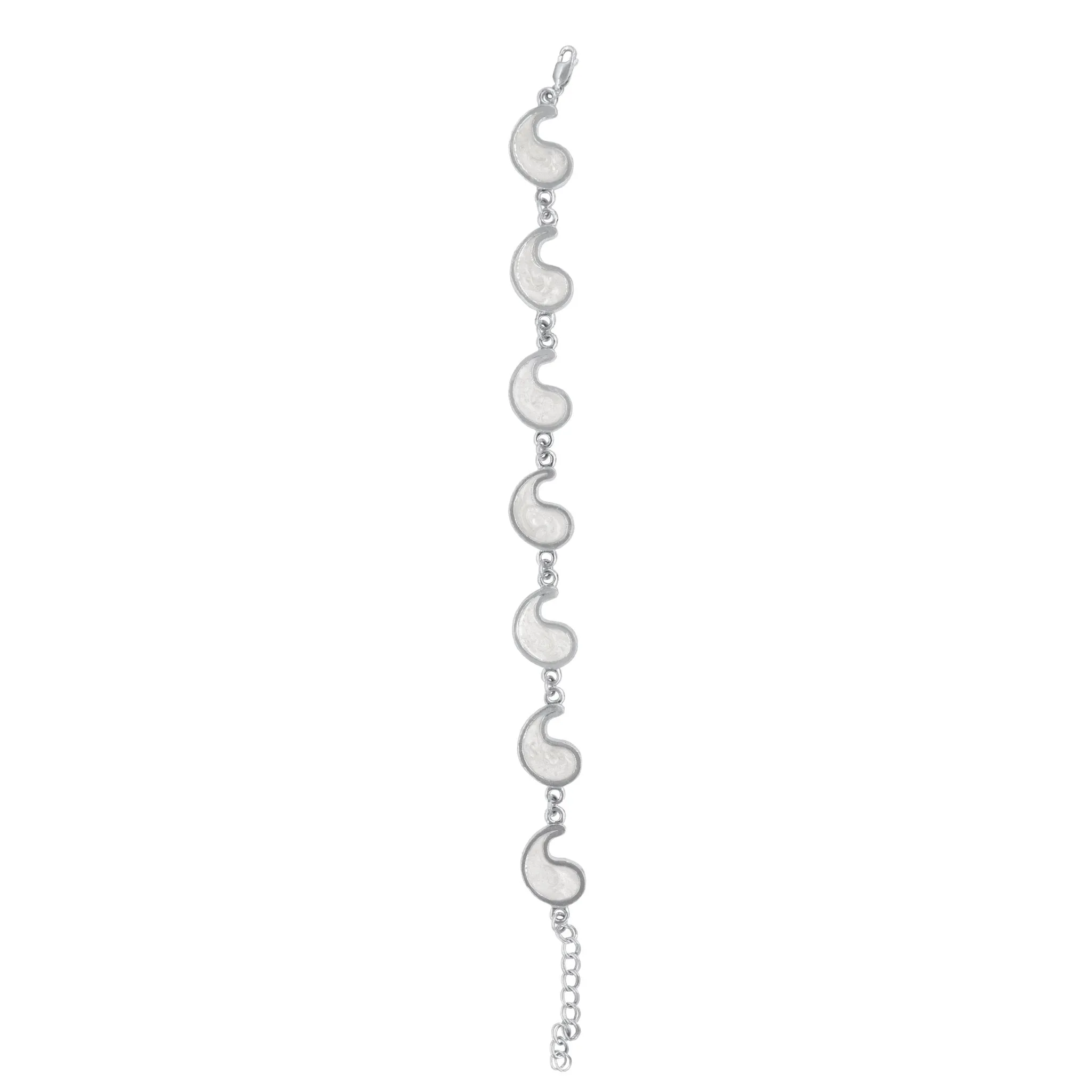 Flame of Tar Valon Ajah Bracelet - Enameled Sterling Silver