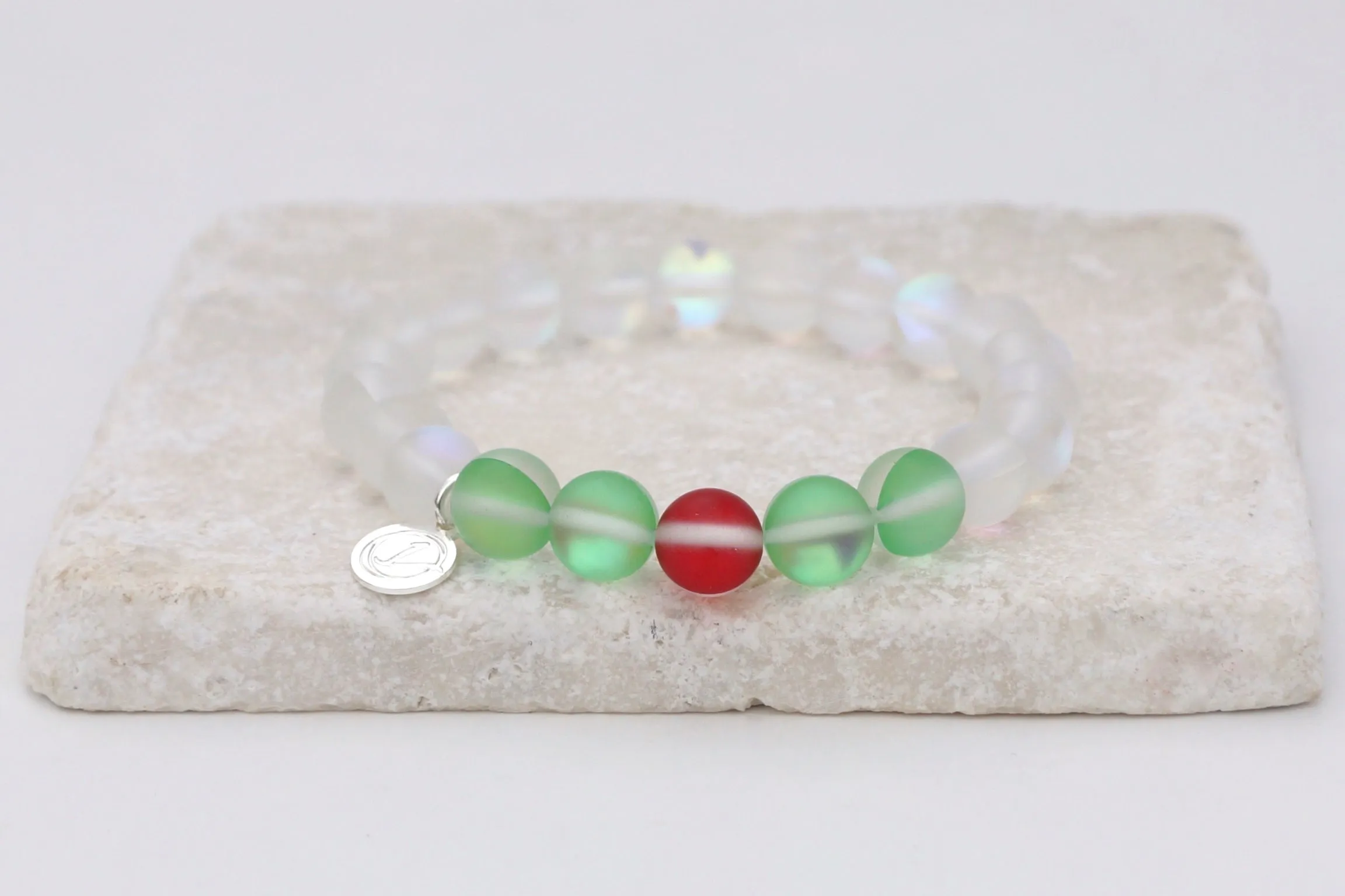 Frosted Holly 8 mm Moonstone