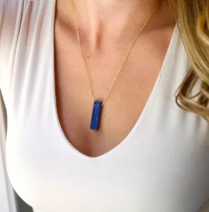 Lapis Lazuli Bar Pendant