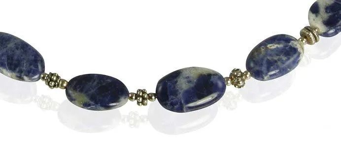 Lapis Lazuli Gemstone Necklace Set