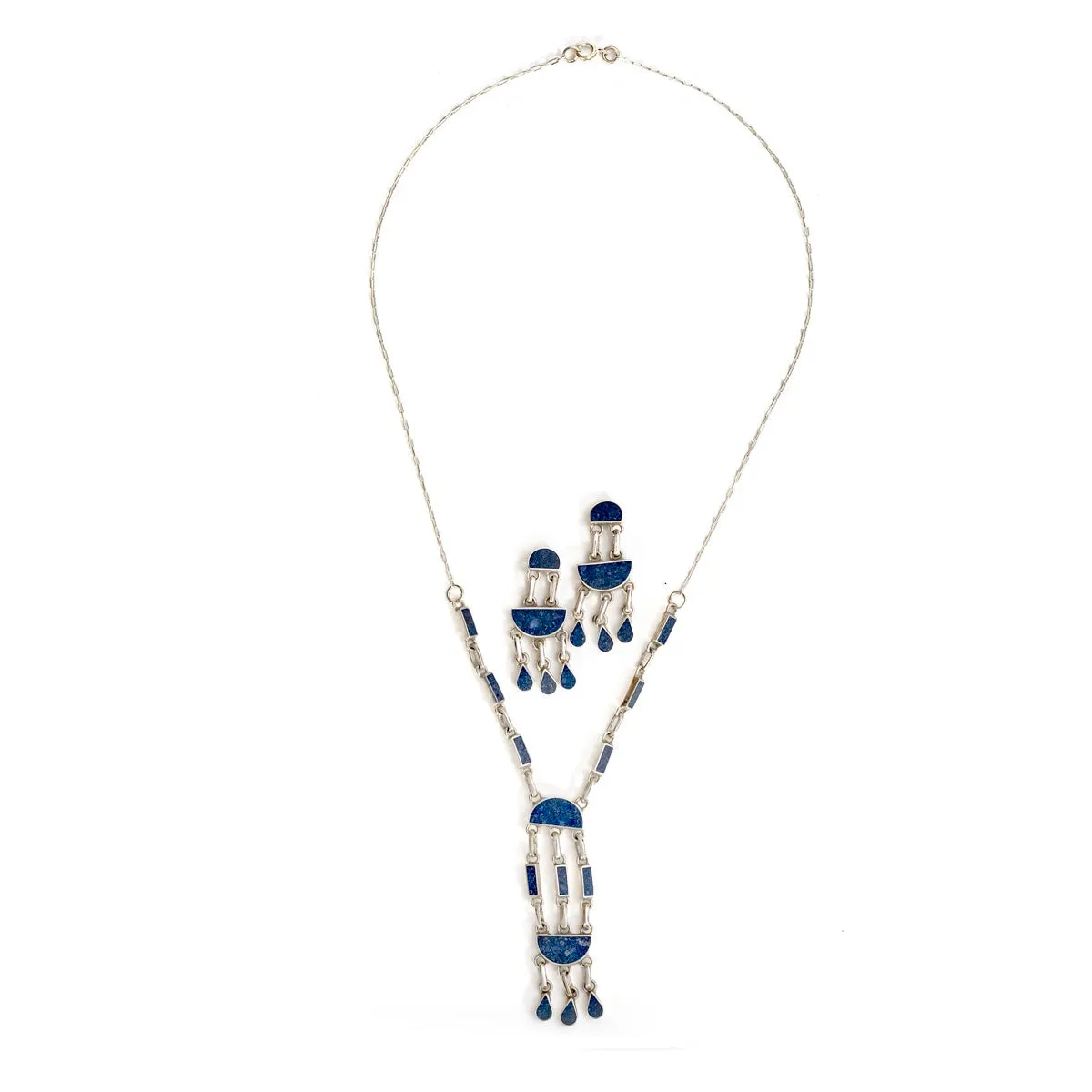 Lapis Lazuli Nayeli Necklace Set | Handcrafted Jewelry Set | From the Andes