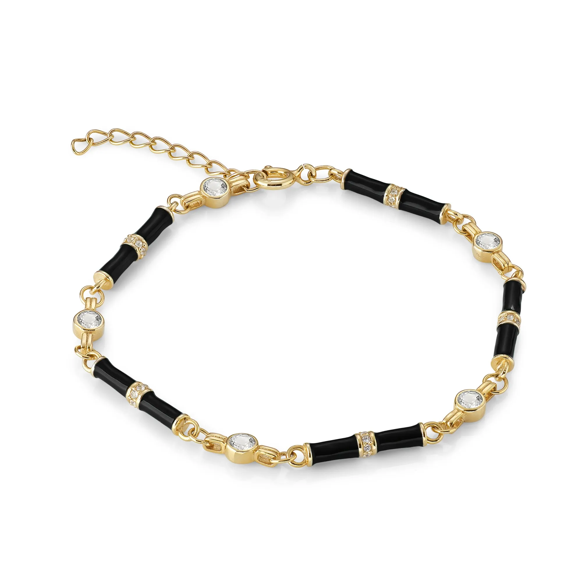 Marlowe Black Enamel Bracelet