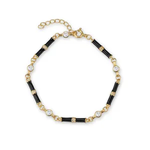 Marlowe Black Enamel Bracelet