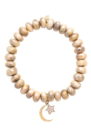 Moonstar Moonstone Charm Bracelet