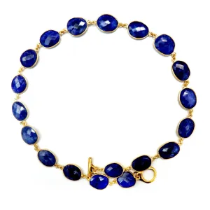 my simple lapis choker necklace