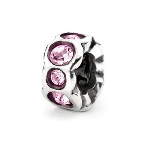 Mystic White Band, Silver with Crystals