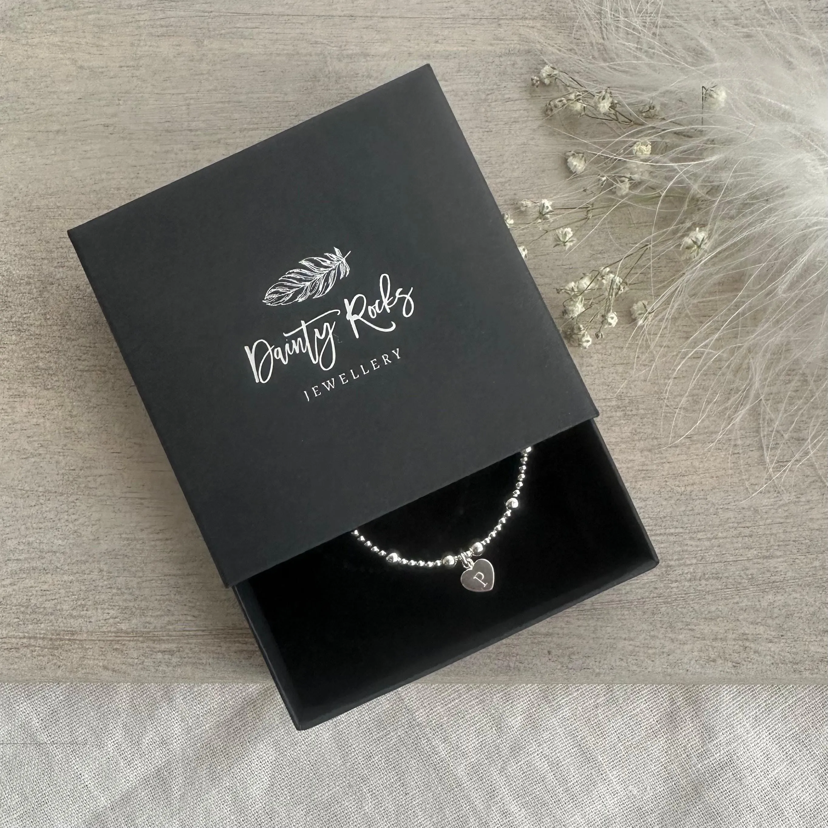 Personalised Family Birthstone Bracelet , Family Initials for Mum or Grandmother
