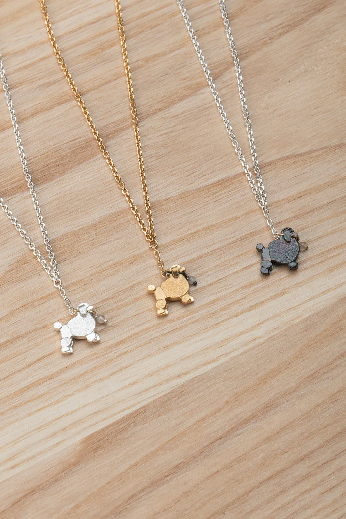 Poodle On A Lead Bracelet