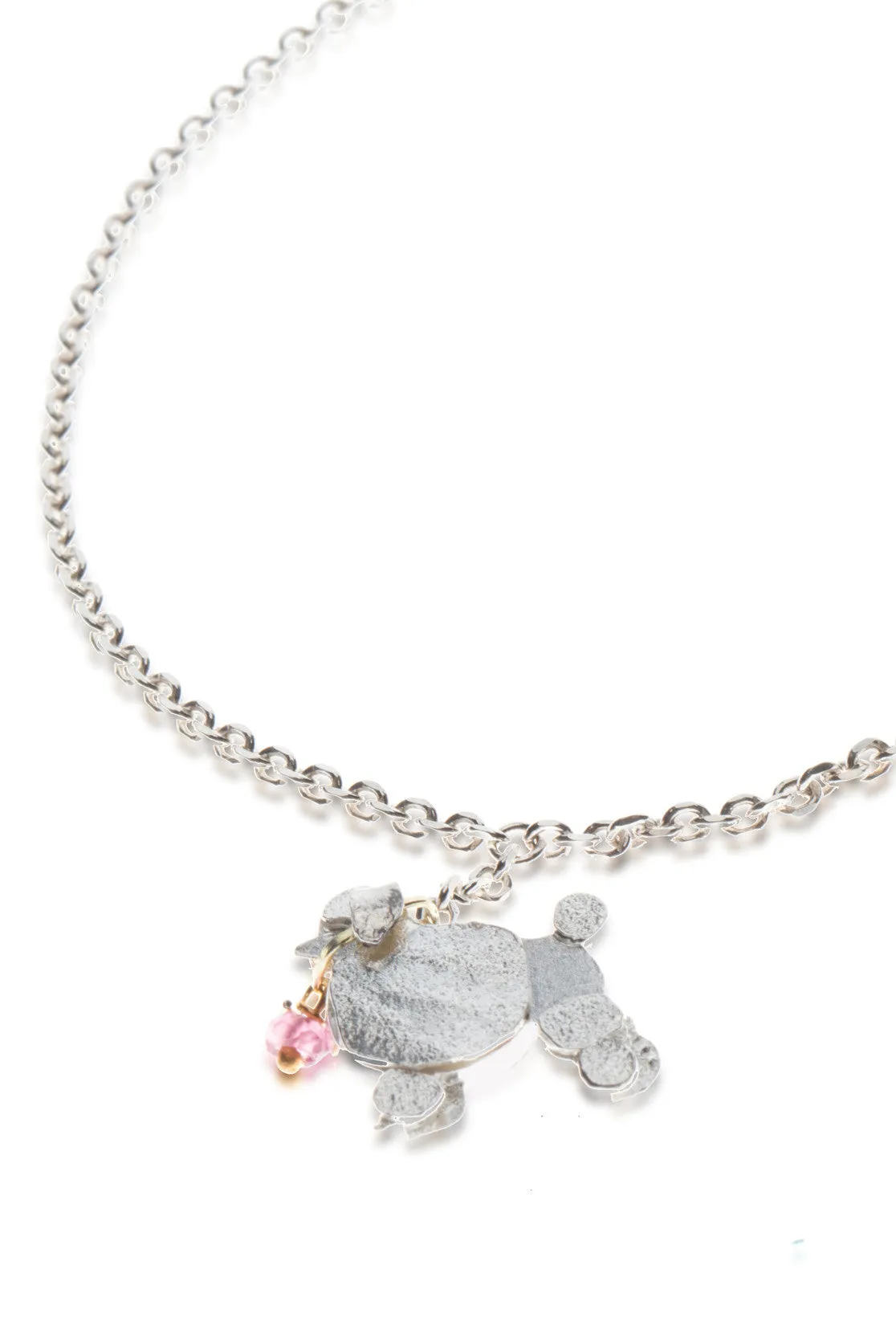 Poodle On A Lead Bracelet