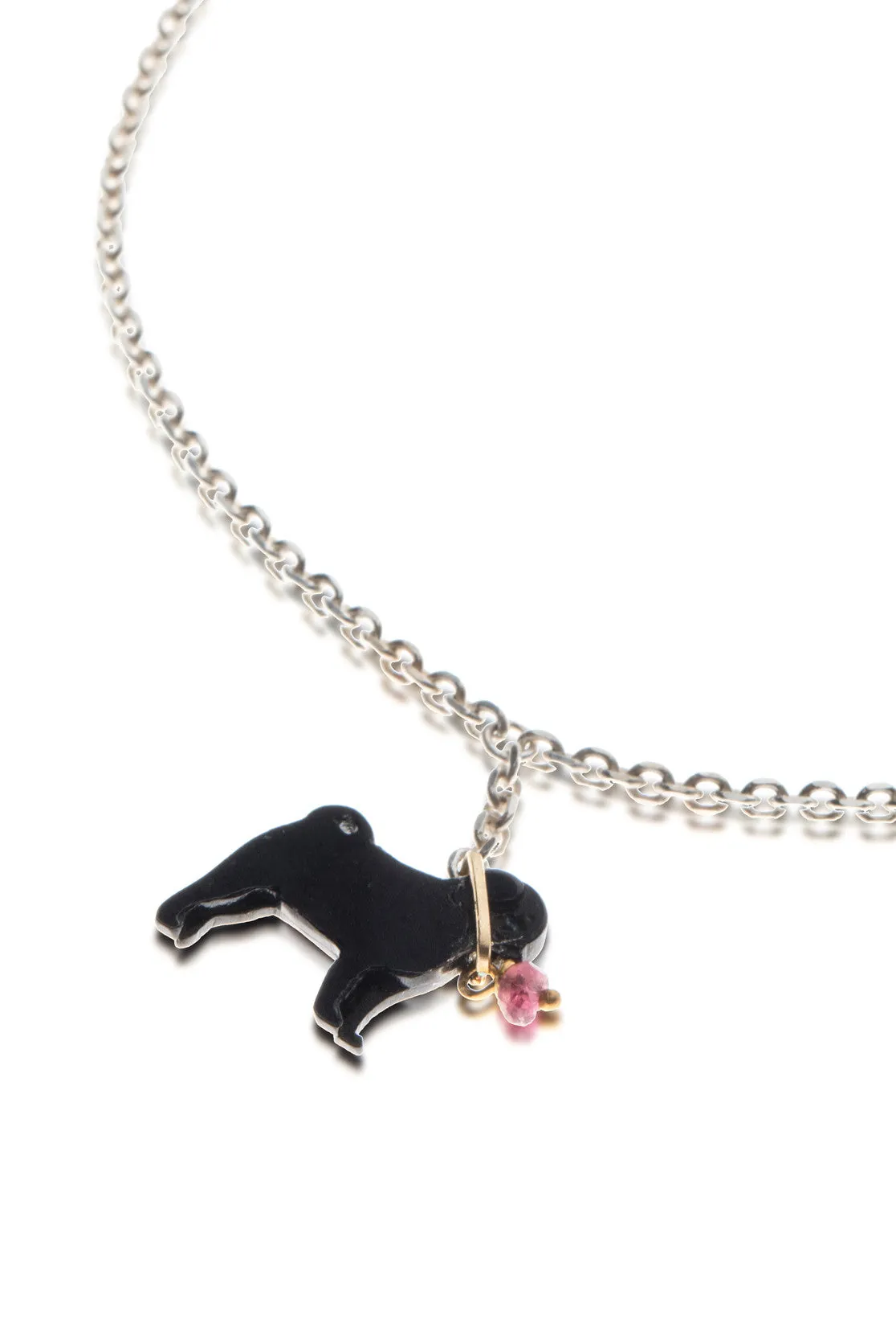 Pug On A Lead Bracelet