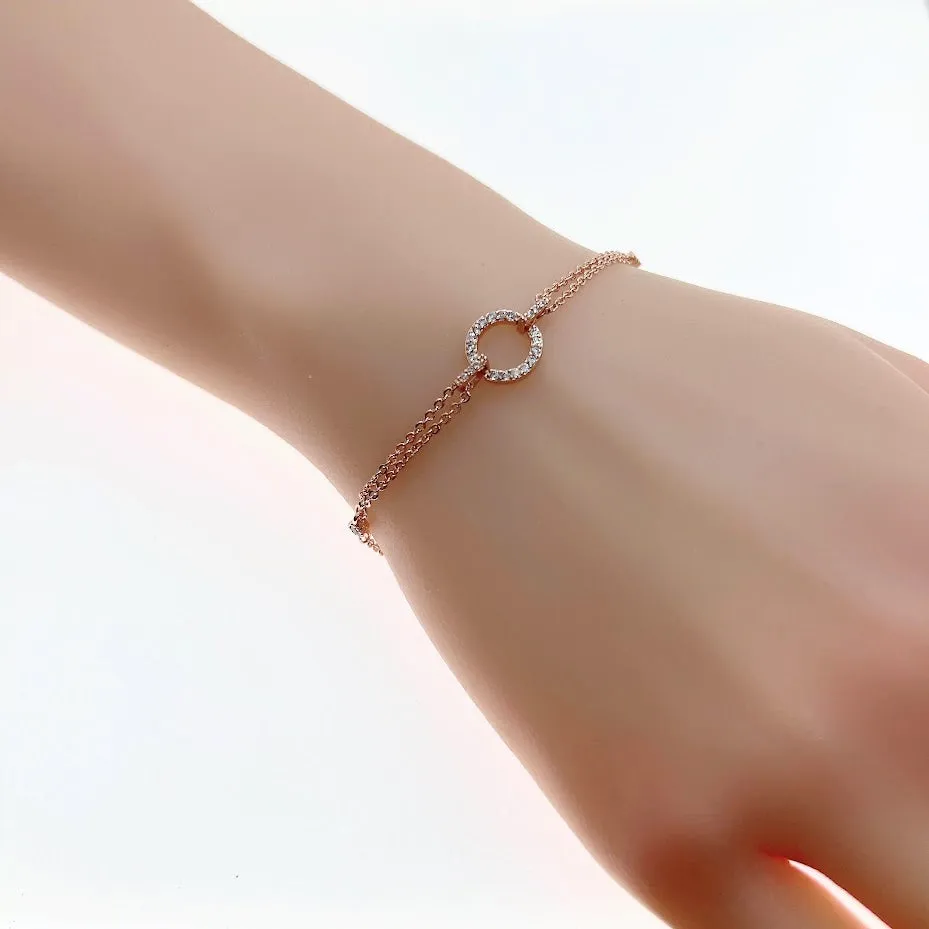 Round Cubic Zirconia Bracelet