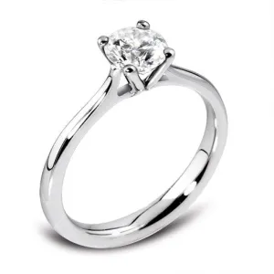 Round Four Claw Solitaire 0.25ct - 1.00ct