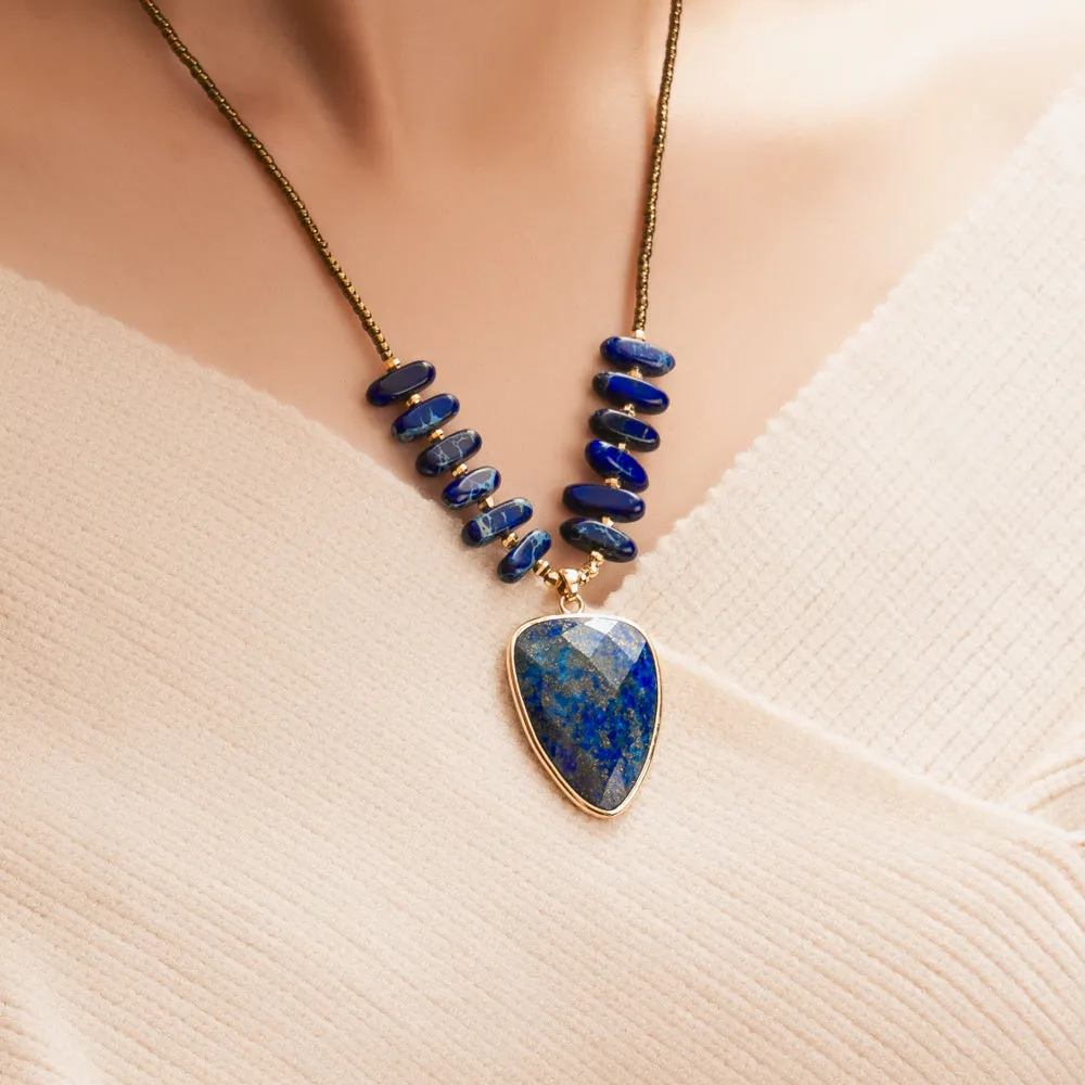 Sea Lapis Necklace