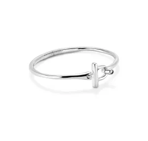SER INDOMABLE BAR BRACELET SILVER WITH TOPAZ