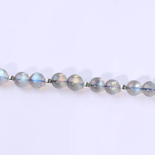 Sterling Silver Grey Moonstone Bead Rosantica Bracelets Handmade Jewelry Accessories Gift Women