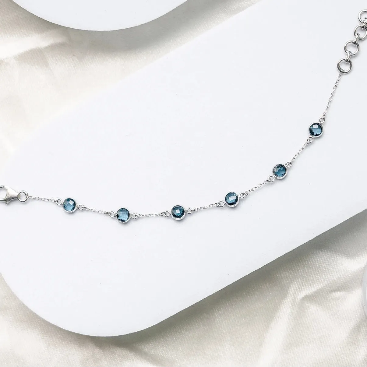 Subtle Embrace London Blue Topaz Bracelet