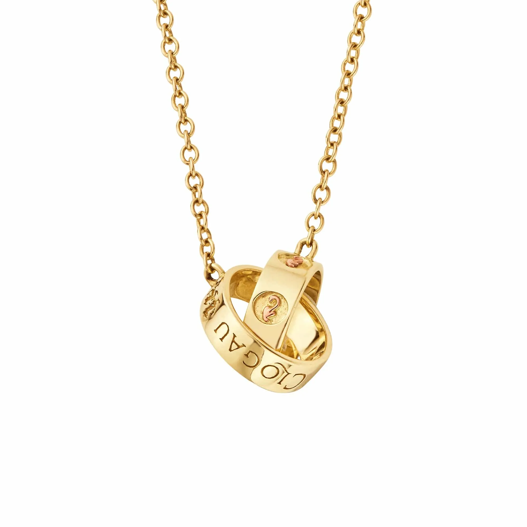 Tree of Life® Insignia Gold Linked Ring Necklace