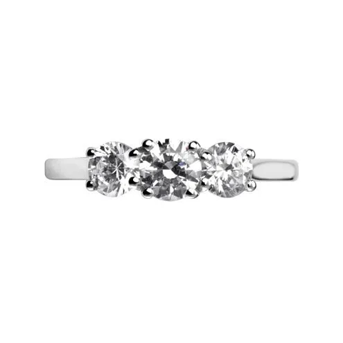 Trilogy multi-stone ring 0.57ct - 2.10ct