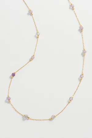 Wellness Gemstone Bead Necklace