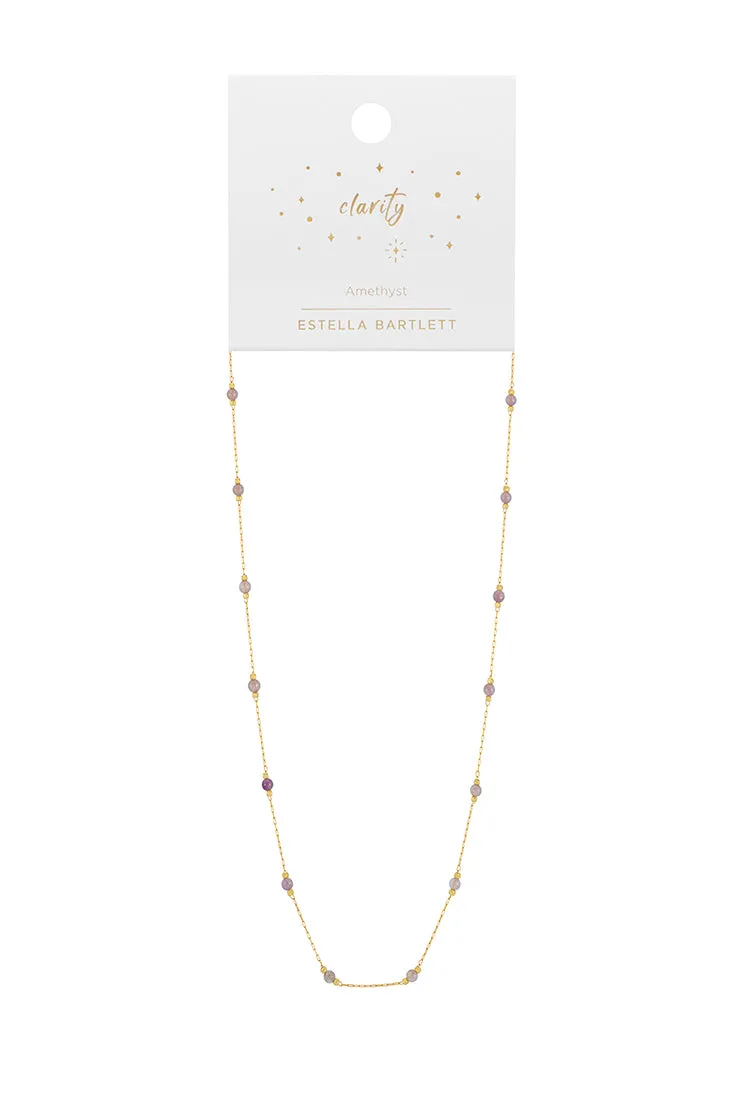 Wellness Gemstone Bead Necklace