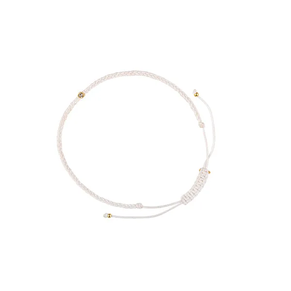 White Topaz Birthstone Bracelet- April